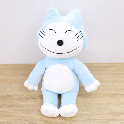 ぬいぐるみ　Lサイズ　ブルー【11ぴきのねこ】