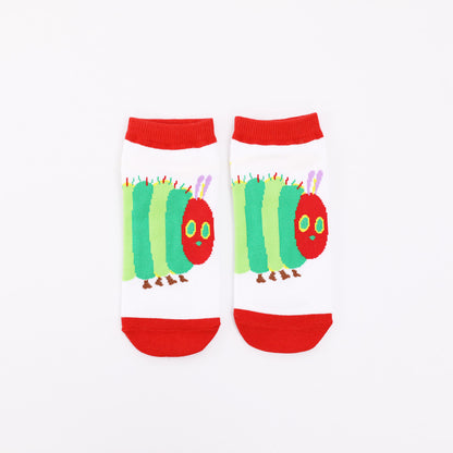 靴下　レディース／ファット【はらぺこあおむし】【絵本のくつした】