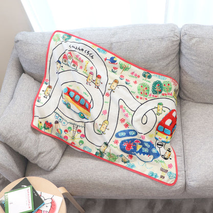 ブランケット バス Sサイズ 【くれよんのくろくん】