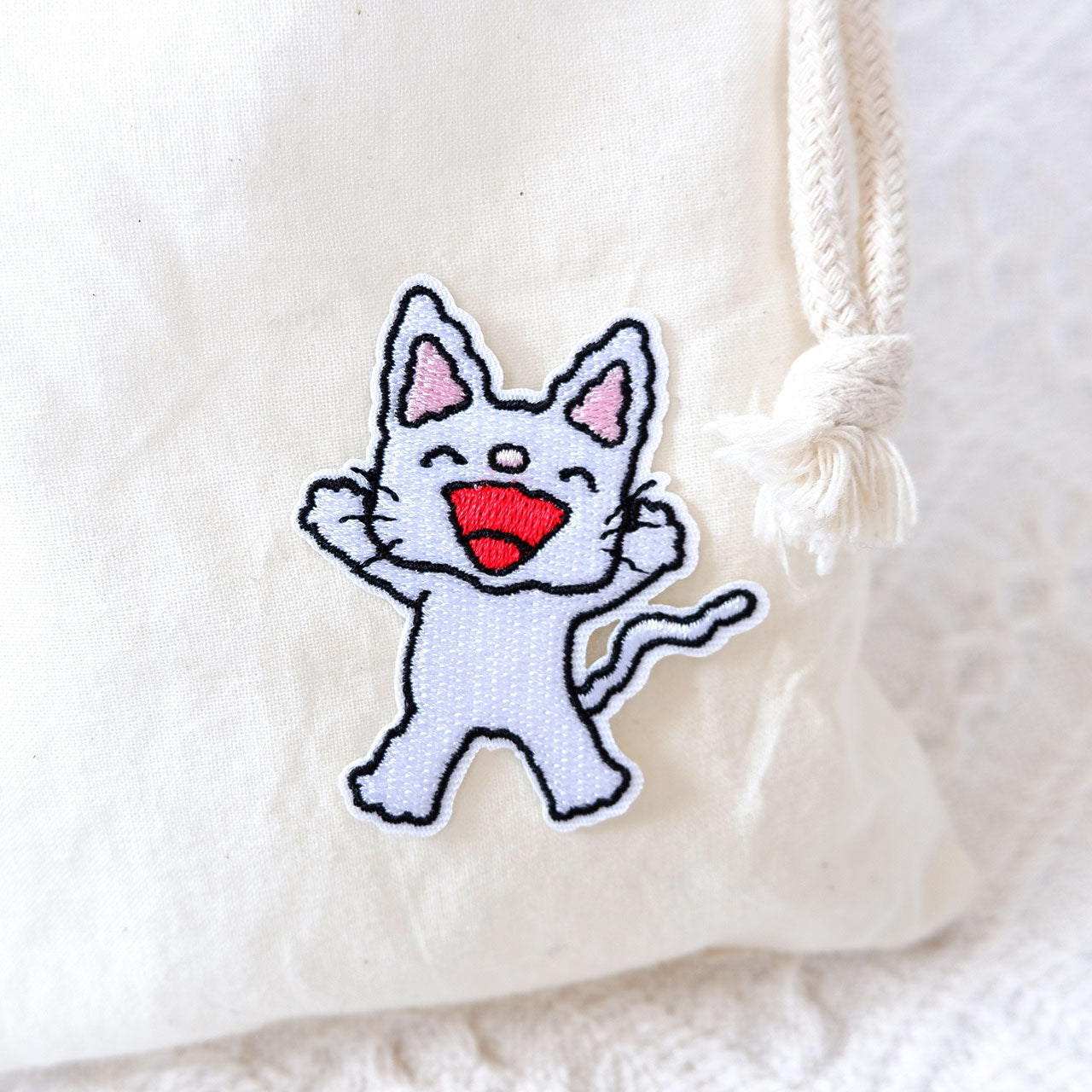 ワッペン　ノンタンいもうといいな(1P) 【ノンタン】【絵本のワッペン】