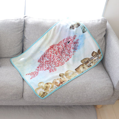 ブランケット おおきなさかな Sサイズ 【スイミー】